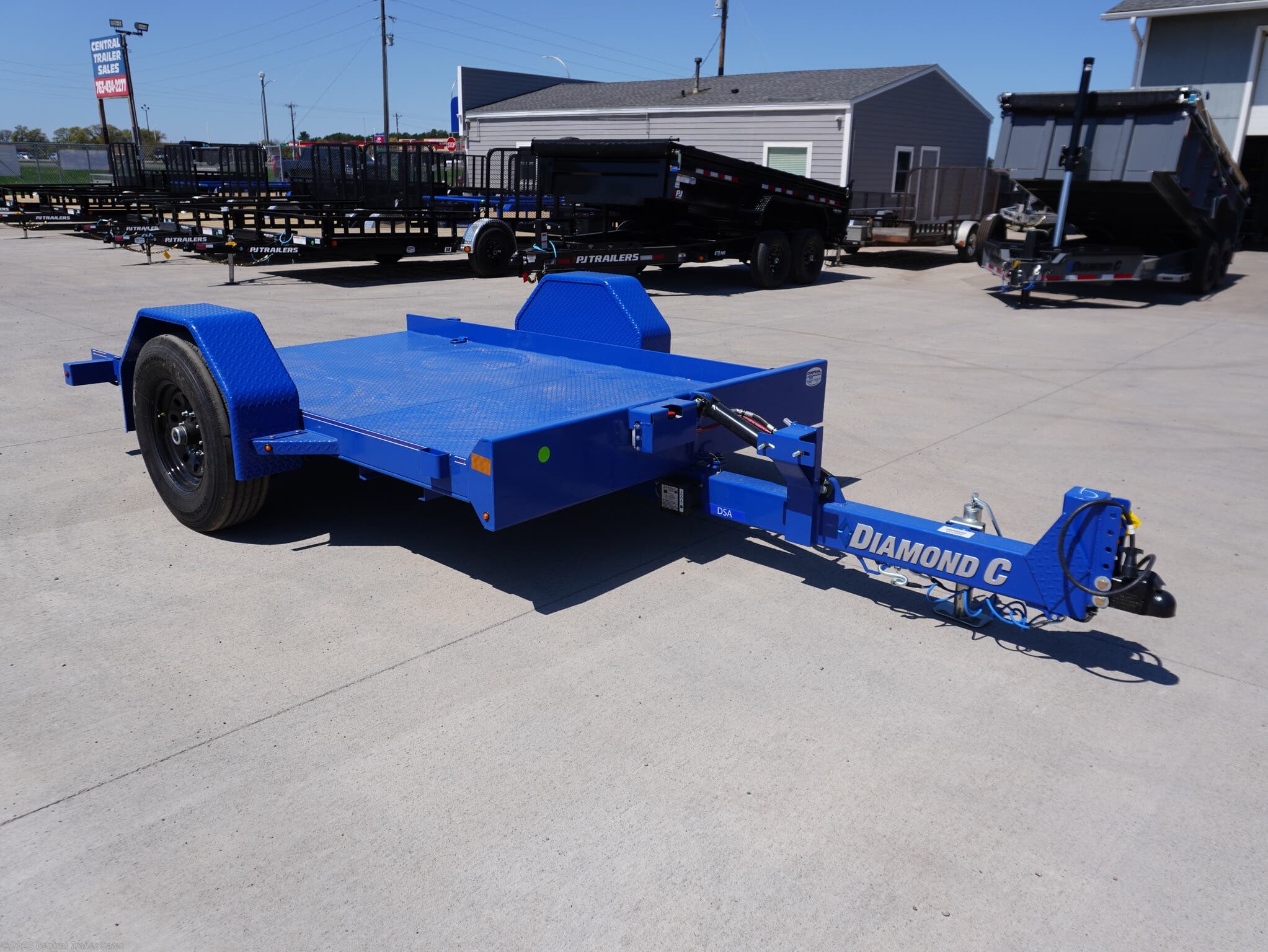 2025 Diamond C DSA 107 77"x10ft Tilt - New Tilt Deck Trailer for sale by Central Trailer Sales in East Bethel, Minnesota
