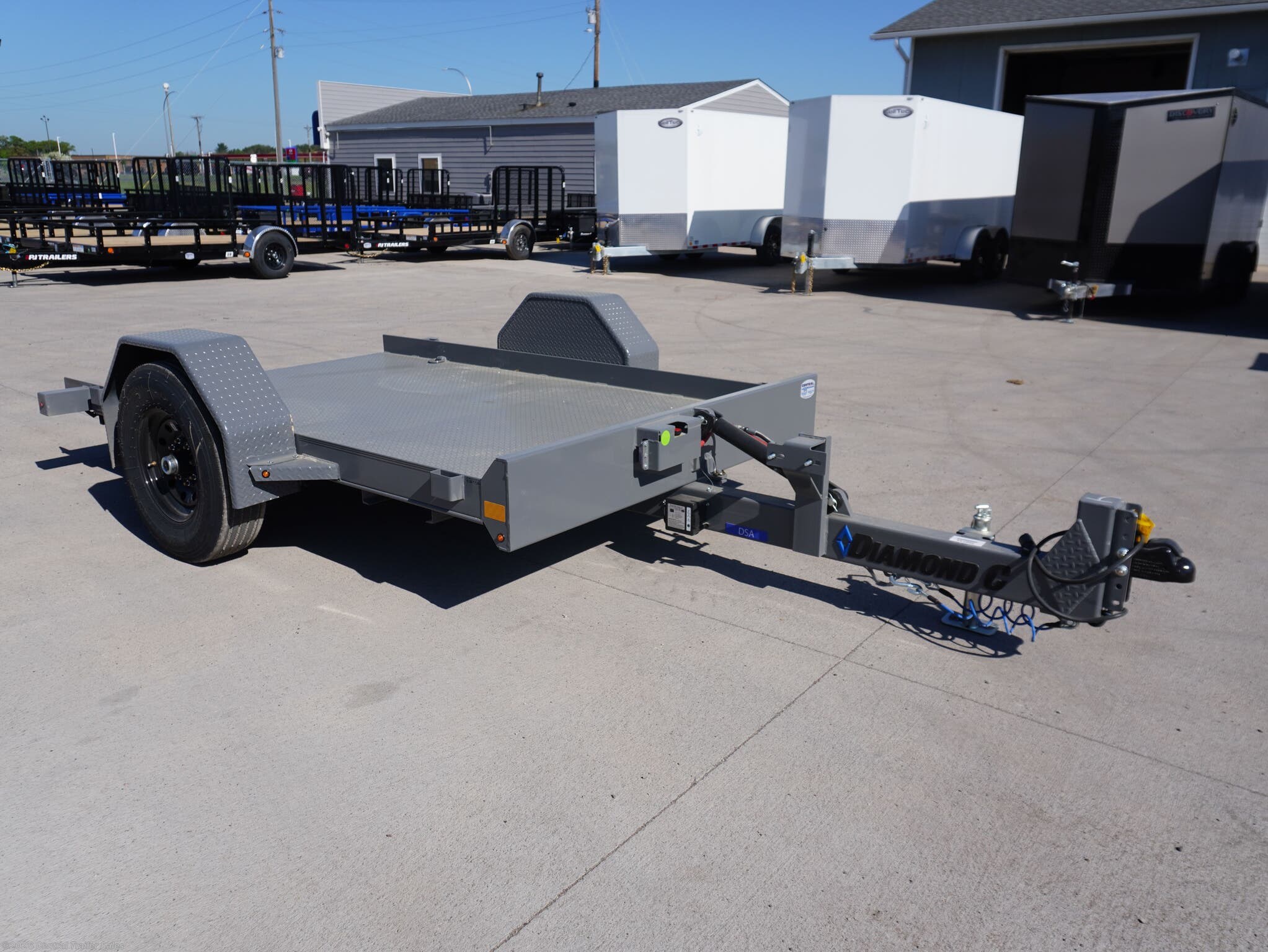 2025 Diamond C DSA 107 77"x10ft Tilt - New Tilt Deck Trailer for sale by Central Trailer Sales in East Bethel, Minnesota