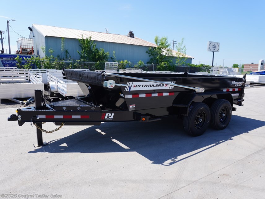 New 2026 PJ Trailers DT1 83&quot;x14ft Telescopic Dump, 14K GVWR available in East Bethel, Minnesota