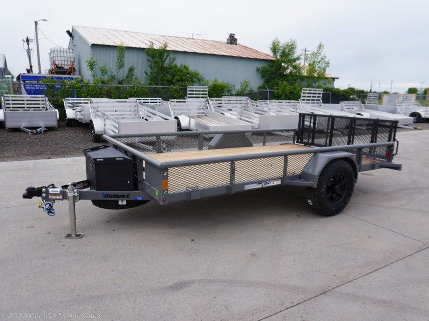 New 2025 Diamond C PSA 77&quot;x12ft Utility Trailer, Venture Series available in East Bethel, Minnesota