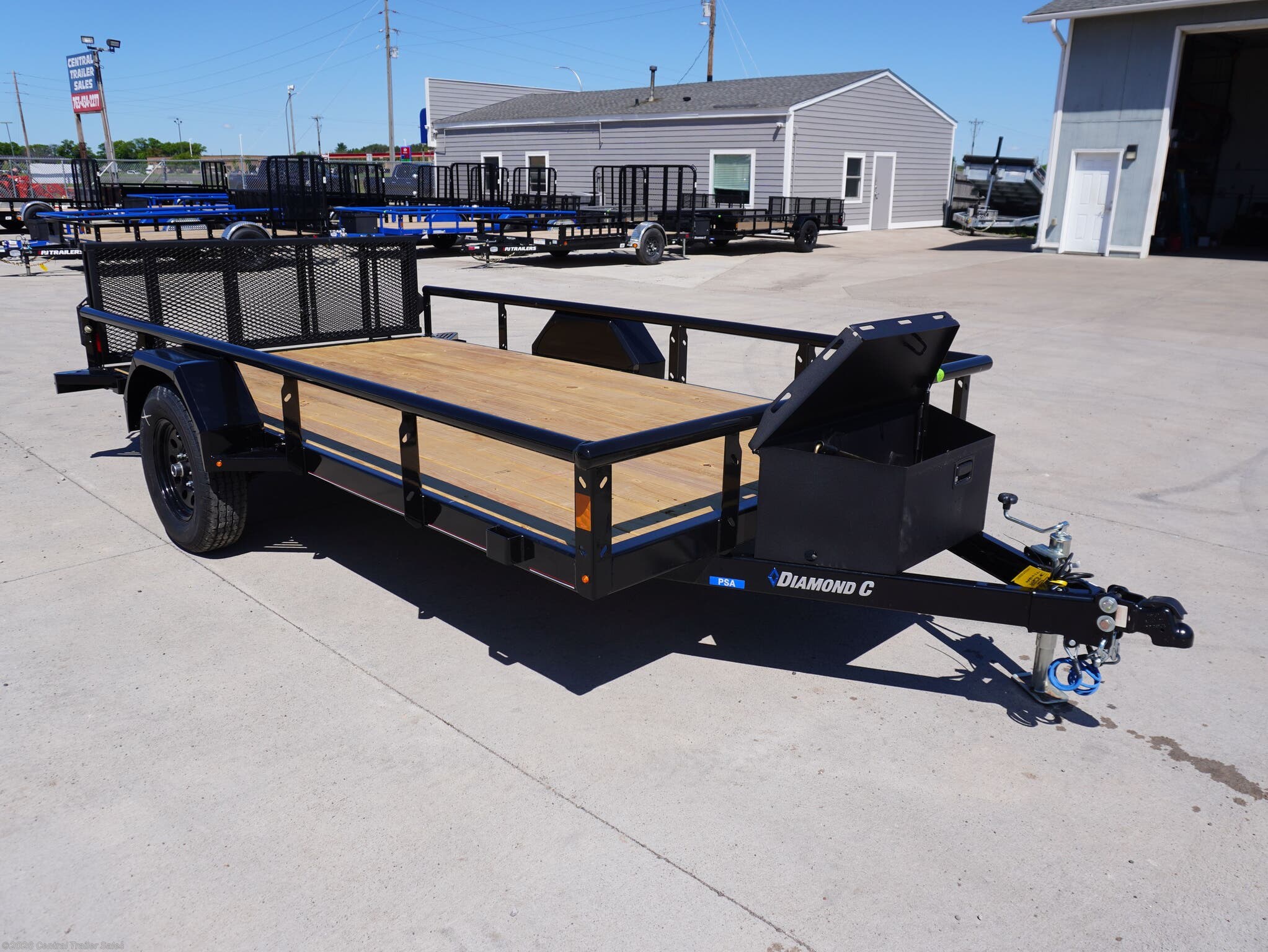 2025 Diamond C PSA 135 77"x12ft Utility - New Utility Trailer for sale by Central Trailer Sales in East Bethel, Minnesota