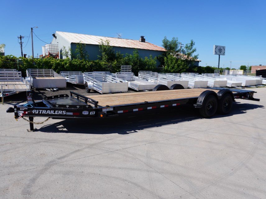 New 2026 PJ Trailers EV 24&apos; I&apos;Beam Equipment Trailer W/Monster Ramps available in East Bethel, Minnesota