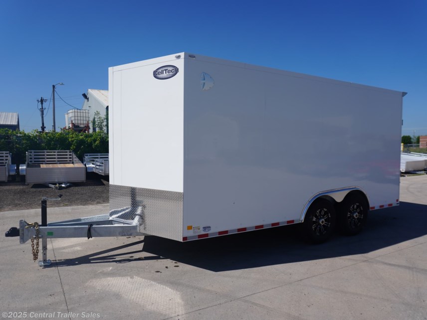 New 2025 CellTech 8.5x16ft Galvanized Enclosed Trailer available in East Bethel, Minnesota