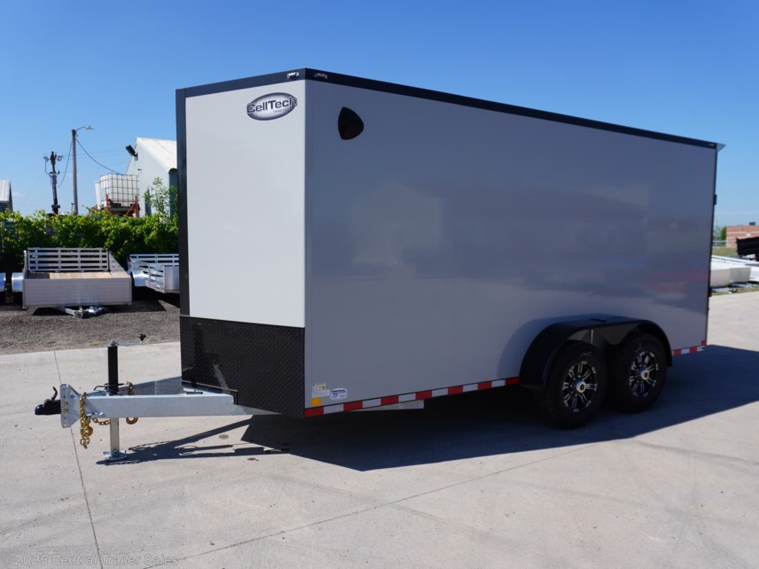 New 2025 CellTech 7x16ft Galvanized Enclosed Trailer available in East Bethel, Minnesota