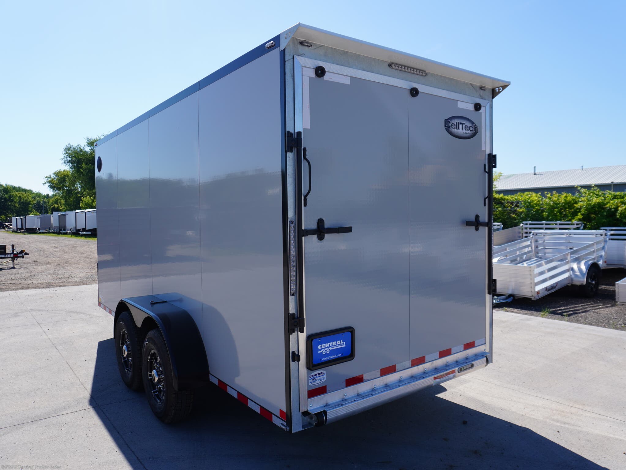 2025 7x16ft Galvanized Enclosed by CellTech from Central Trailer Sales in East Bethel, Minnesota