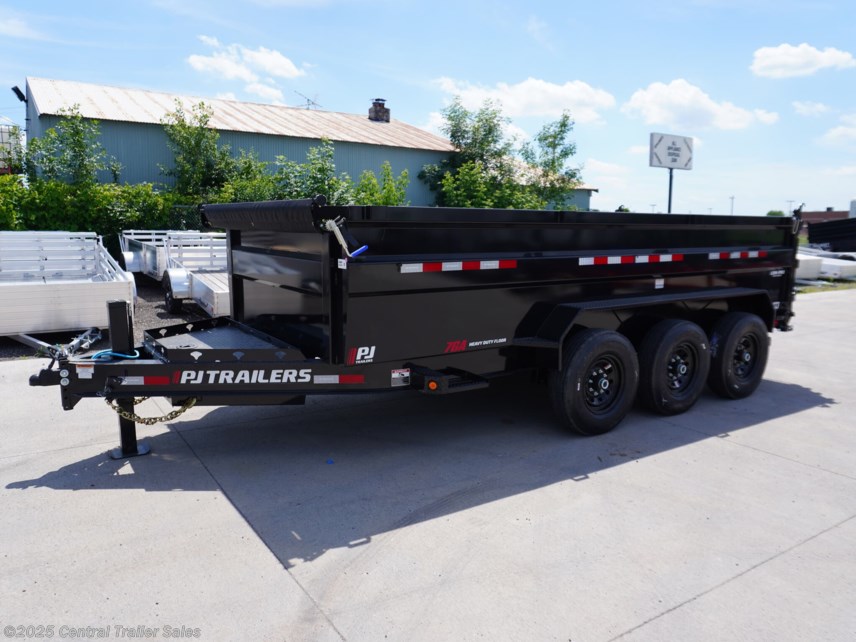 New 2026 PJ Trailers DM 83&quot;X16ft Low Pro High Side Dump, 21k GVWR available in East Bethel, Minnesota