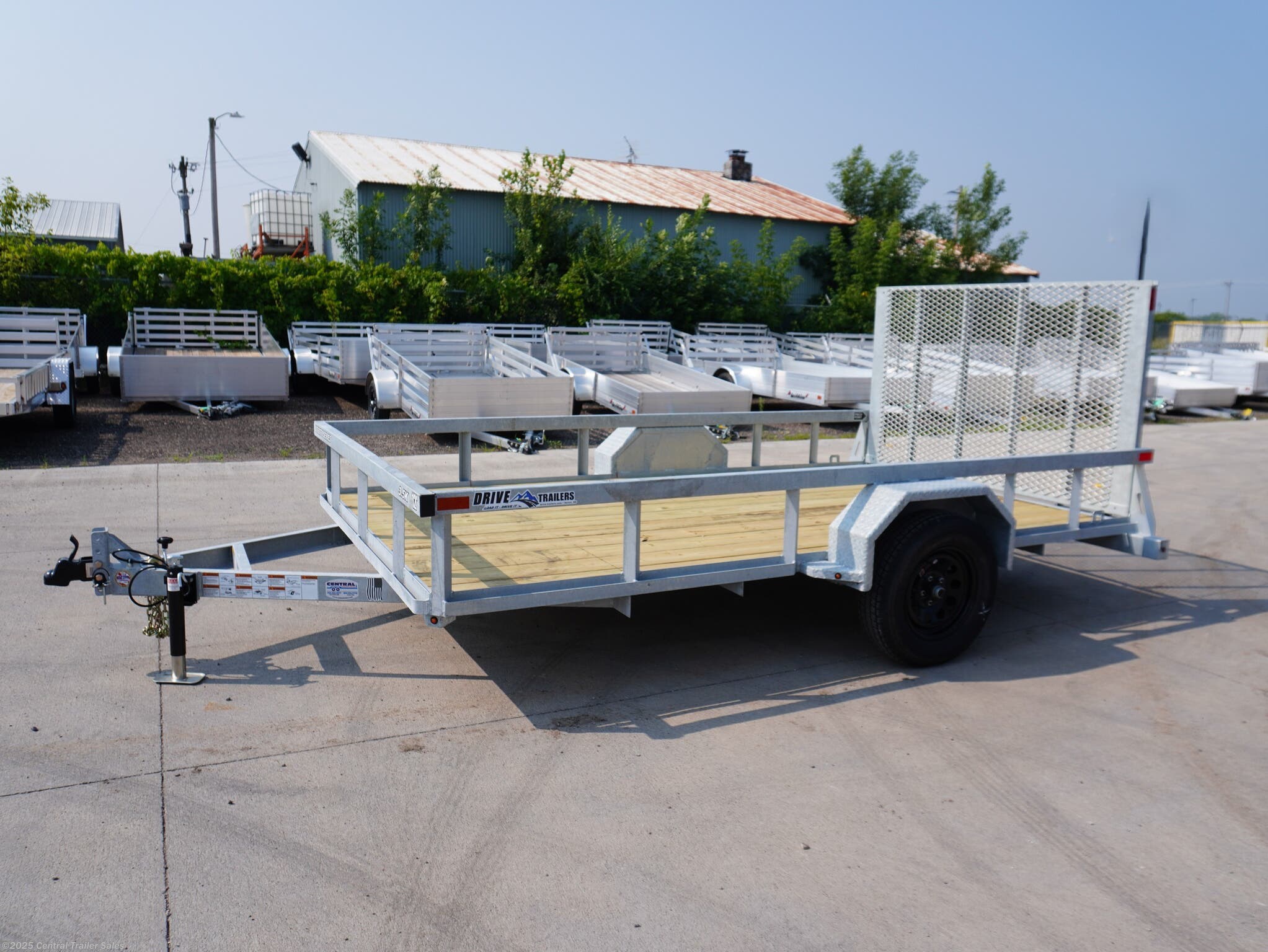 2026 Drive Trailers 7x12ft Galvanized Utility