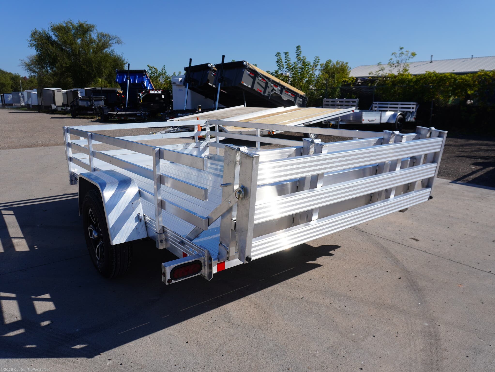 2026 BTU 76"x10ft Aluminum Utility Trailer by Bear Track from Central Trailer Sales in East Bethel, Minnesota