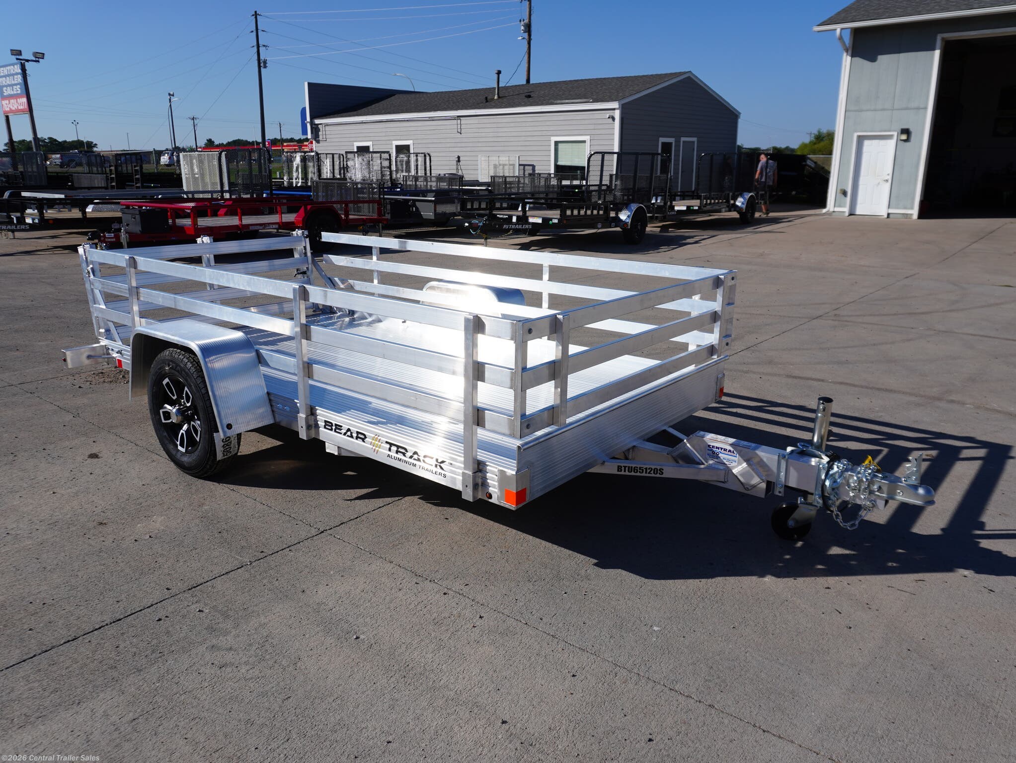 2026 Bear Track BTU 65"x10ft Aluminum Utility - New Utility Trailer for sale by Central Trailer Sales in East Bethel, Minnesota