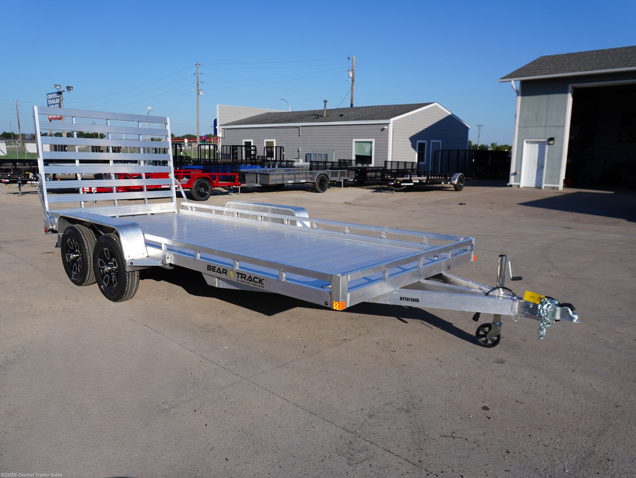 2026 Bear Track 81"x16ft Aluminum Utility - New Utility Trailer for sale by Central Trailer Sales in East Bethel, Minnesota