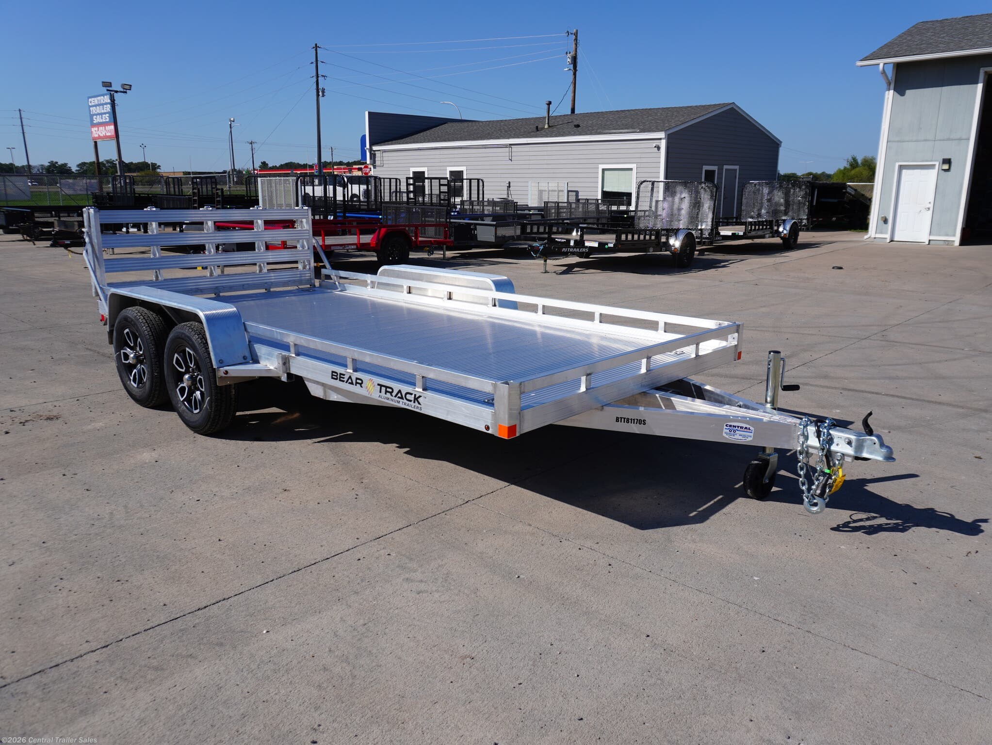 2026 Bear Track 81"x14ft Aluminum Utility - New Utility Trailer for sale by Central Trailer Sales in East Bethel, Minnesota