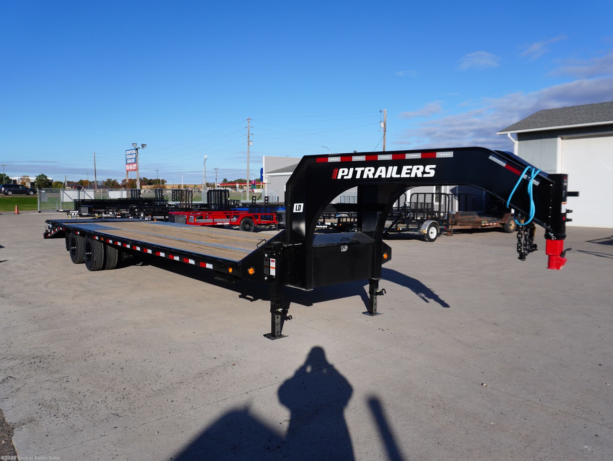 2026 PJ Trailers LD 32ft Deckover - New Deckover/Flat Deck Trailer for sale by Central Trailer Sales in East Bethel, Minnesota