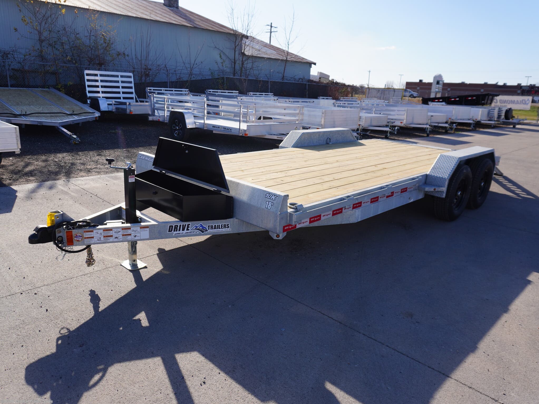 2026 Drive Trailers 83"x18ft Galvanized Car Hauler