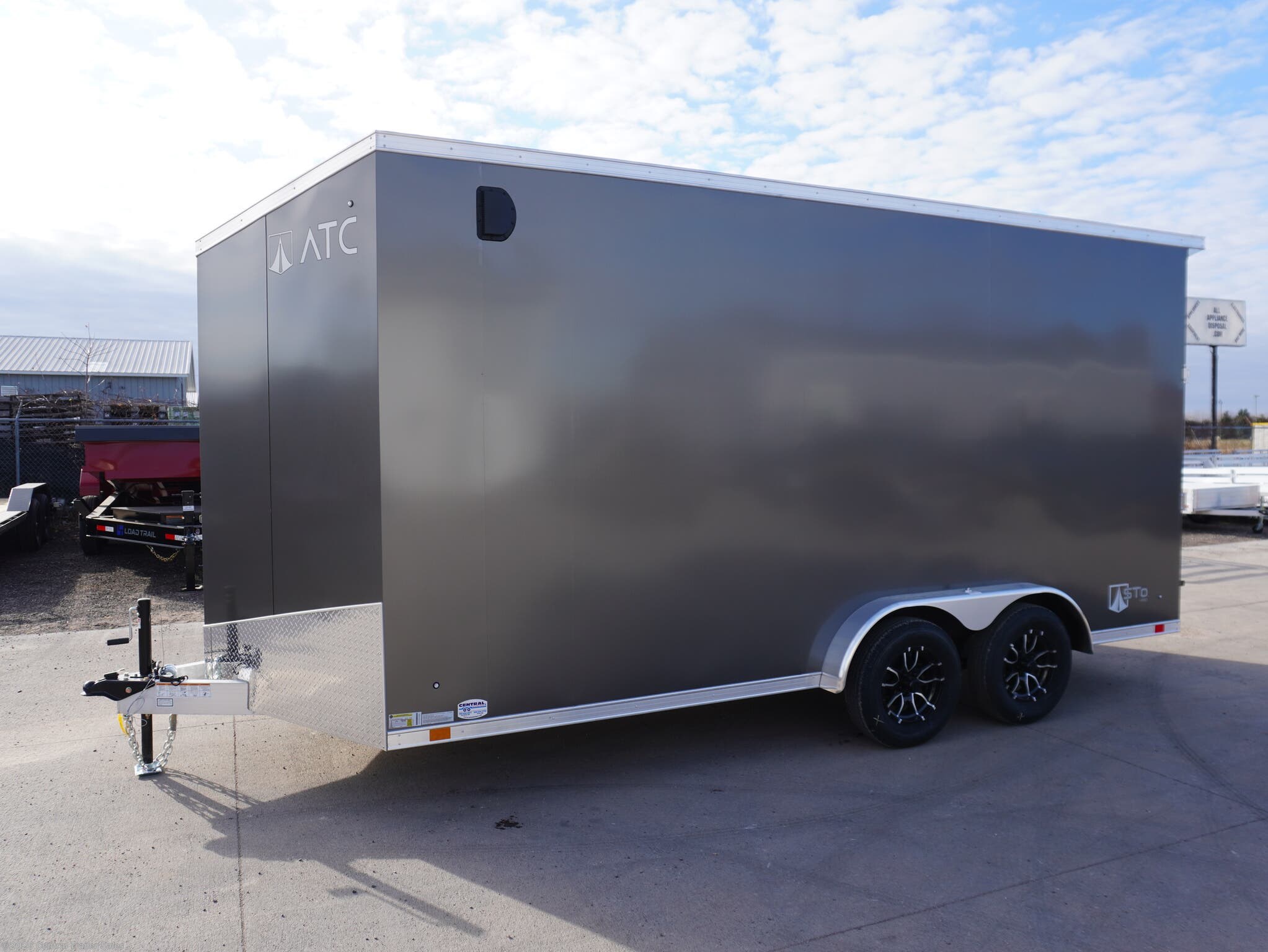 2026 ATC Sto 450 7.5x16ft Aluminum Enclosed