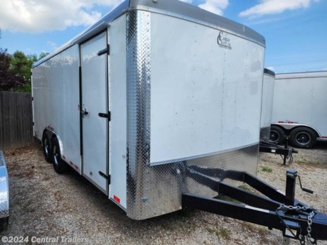 FEATURES

Cargo Craft XP-85202 8.5&#39;X20&#39; White tandem axle enclosed trailer, Extended Hitch, 7.0K Axles, 14 ply tires, 7K drop leg jack, 7.0&#39; Ceiling height, ESX package, Barn Doors, 36&quot; Side Door with RV Latch, (2) Load Lights, E-Track Left and Right Walls, (2) Dome Lights with Switch, Stone Guard.