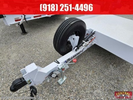 Diamond C Dampened Single Axle Trailer
FRAME SIZE, L12X77
AXLE, 1 - 7K ELECTRIC BRAKE, DROP
FRAME, 5&quot; X 3&quot; X 5/16&quot; ANGLE IRON
SUSPENSION, 6-LEAF SLIPPER SPRINGS
COUPLER, 2-5/16&quot;, 21K DEMCO EZ-LATCH (ADJ CHANNEL)
TONGUE, 6X4 RECTANGLE TUBE
TILT, HYD DAMPENED
JACK, 2K FLIP-JACK
SPARE MOUNT - PASSENGER (CURB) SIDE OF TONGUE
FENDER, 14GA DIAMOND PLATE, BOLT-ON
FLOOR, 1/8&quot; DIAMOND PLATE
3/8&quot; RUB-RAIL W/ STAKE POCKETS (L12)
TIE DOWN, STANDARD 1/2&quot; D-RINGS (4 TOTAL)
TIRES, ST235/80R16 RADIAL 8 HOLE BLACK
SPARE, ST235/80R16 RADIAL 8 HOLE BLACK
PAINT, WHITE
LIGHTS, ALL LED
DECALS, DSA
