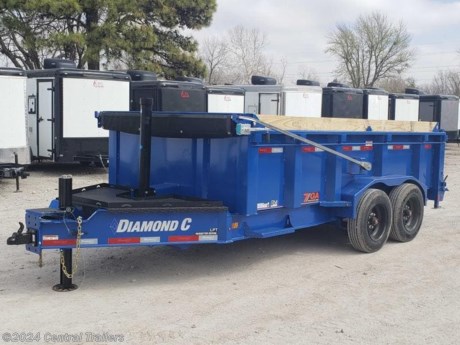 Diamond C LPT-208 14&#39;X81&quot;, Dynamic Blue, 17.5 Wheels with 18ply tires, (4) D-Rings, LED Lights all around, Solar Pulse Charging System, HD Battery, Telescopic Ram, 20K Hydraulic Jack, Rear Stabilizer Jacks, Side Step Drivers Side, Super Heavy Duty Fenders 3/16 diamond plate, Board Brackets, Heavy Duty Ramps, 3 Way Gate barn door and spreader, Heavy Duty Tongue Lid, 2 5/16 coupler &quot;Pintle Compatible&quot;, Spring Suspension 8K Axles, Heavy Duty One Man Tarp System.