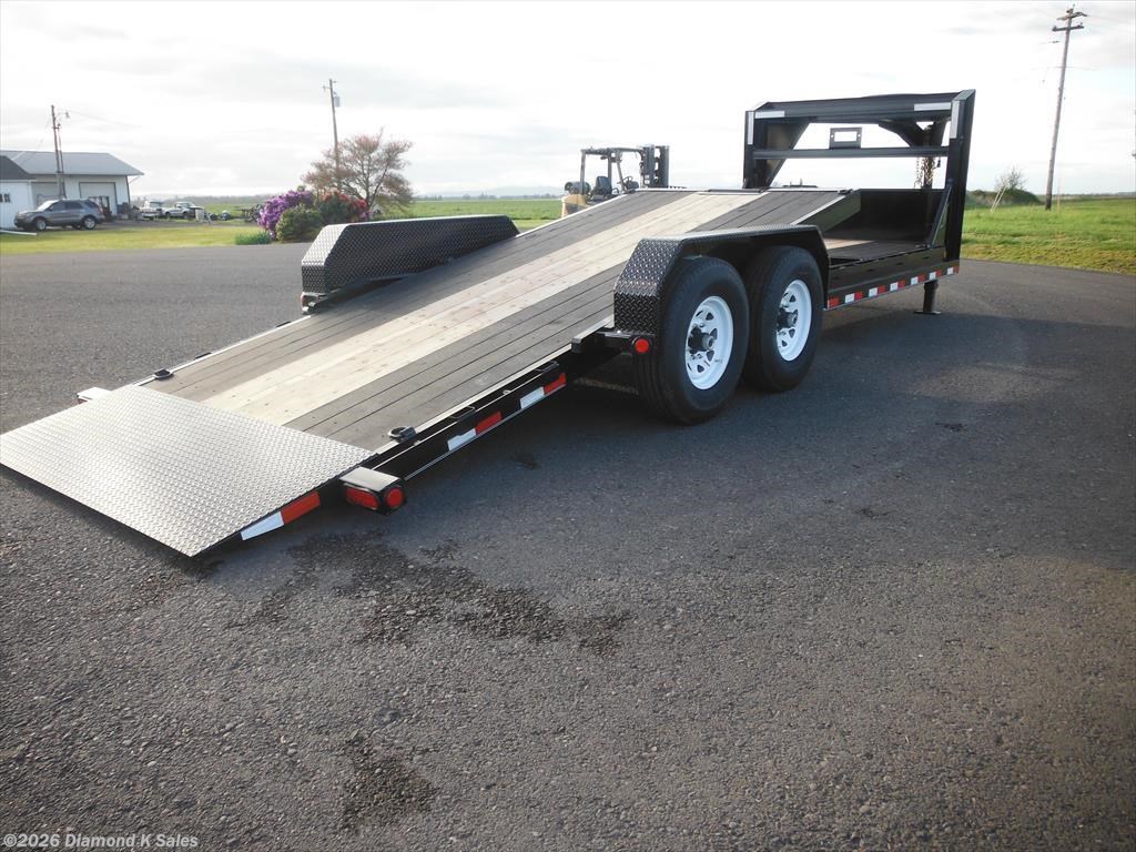 T6R22-15K-OP - 2023 PJ Trailers Tilt T6 7' X 22' 14K Gooseneck Tilt Deck Trailer  for sale in Halsey OR