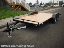 New 2024 Summit Trailer Alpine 7&apos; X 16&apos; 7K Flatbed W/Dove Tail available in Halsey, Oregon
