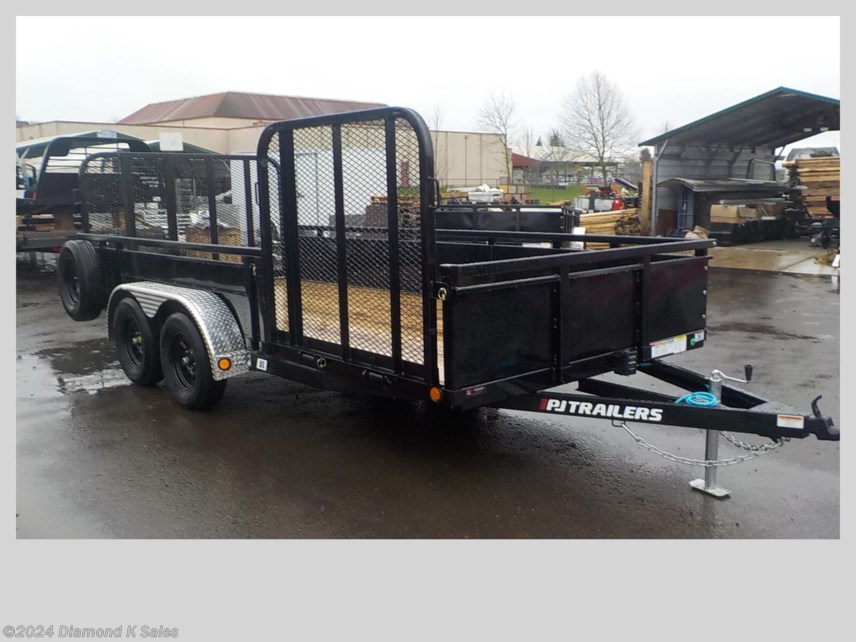 New 2023 PJ Trailers Utility 7&apos; X 16&apos; 7k Landscape available in Halsey, Oregon