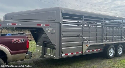 Livestock Trailer - 2023 Miscellaneous gr  6'8" X 20' GOOSENECK available New in Halsey, OR