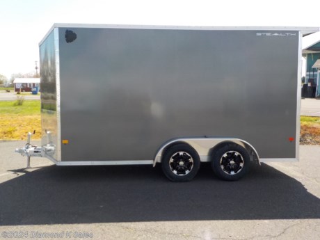 &lt;ul&gt;
&lt;li&gt;2022 CARGO PRO C7.5X14S-UTV STEALTH 7&#39; 6&quot; X 14&#39; 7k Cargo Trailer&lt;/li&gt;
&lt;li&gt;2 3500 LB. Brake axles - 205/75/R 15 radial tires on Aluminum wheels - LED lights - flow vents - roof vent with max flow cover - White Vinyl walls &amp;amp; Ceiling - V-nose - 16&#39; long box plus V - 90&quot; wide - 82&quot; inside height - 2 dome lights -- ramp door with spring assist&amp;nbsp;&amp;nbsp;- RV side door.&lt;/li&gt;
&lt;li&gt;36&quot; Stone Guard&lt;/li&gt;
&lt;li&gt;Roof Vent With Cover&lt;/li&gt;
&lt;li&gt;Insulated Walls &amp;amp; Ceiling&lt;/li&gt;
&lt;li&gt;TPO Coin Floor&lt;/li&gt;
&lt;li&gt;Floor Tie Track&lt;/li&gt;
&lt;li&gt;Aluminum Wheels&lt;/li&gt;
&lt;li&gt;Spare Tire Mount.&lt;/li&gt;
&lt;li&gt;Charcoal.&lt;/li&gt;
&lt;li&gt;Serial # B037793&lt;/li&gt;
&lt;li&gt;This trailer is discounted because of a small scratch by the side door.&lt;/li&gt;
&lt;/ul&gt;