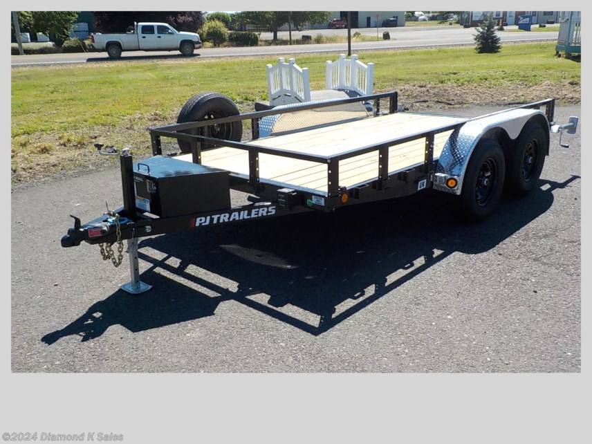 New 2023 PJ Trailers Utility UK 77&quot; X 12&apos; 10k available in Halsey, Oregon
