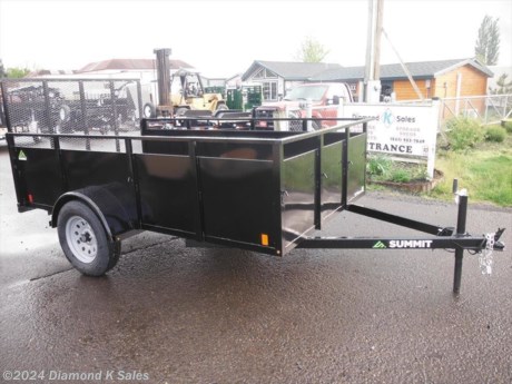 &lt;ul&gt;
&lt;li&gt;2023 SUMMIT AU6.5X10SA Alpine 6&#39;6&quot; x 10&#39; Landscape Utility.&lt;/li&gt;
&lt;li&gt;3500 lb. Rockwell axle - 2990 G.V.W.R. - 2&#39; sides - 4&#39; Gate ramp - LED lights.&lt;/li&gt;
&lt;li&gt;Black.&lt;/li&gt;
&lt;li&gt;3 Year structural warranty&lt;/li&gt;
&lt;li&gt;Stock # 1013241&lt;/li&gt;
&lt;li&gt;&lt;span style=&quot;font-size: 10px;&quot;&gt;THERE IS A .5% DEALER PRIVILEGE TAX TO OREGON BUYERS ON ALL NEW VEHICLES INCLUDING TRAILERS AND WE HAVE A $50 DOC FEE.&lt;/span&gt;&lt;/li&gt;
&lt;/ul&gt;