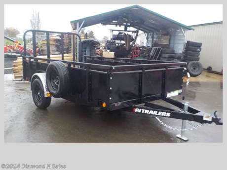 &lt;ul&gt;
&lt;li&gt;2023 P J Trailer U712-3k 77&quot; X 12&#39; Utility, (2995 G.V.W.R)&lt;/li&gt;
&lt;li&gt;3500 lb axle - 205/75/R 15 radial tires on Black mod wheels - removable aluminum fenders - LED lights - 2&quot; bull dog coupler - 5000 lb swing down jack - 4&quot; channel frame and wrap tongue.&lt;/li&gt;
&lt;li&gt;4&#39; Spring Assist Fold In Gate Ramp&lt;/li&gt;
&lt;li&gt;Spare Tire &amp;amp; Mount&lt;/li&gt;
&lt;li&gt;Primer &amp;amp; Black Powder Coat.&lt;/li&gt;
&lt;li&gt;Serial # 2657415&lt;/li&gt;
&lt;li&gt;&lt;span style=&quot;font-size: 10px;&quot;&gt;THERE IS A .5% DEALER PRIVILEGE TAX TO OREGON BUYERS ON ALL NEW VEHICLES INCLUDING TRAILERS AND WE HAVE A $50 DOC FEE.&lt;/span&gt;&lt;/li&gt;
&lt;/ul&gt;
