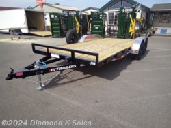 New 2024 PJ Trailers Carhauler C4 7&apos; X 18&apos; 7K Flatbed available in Halsey, Oregon