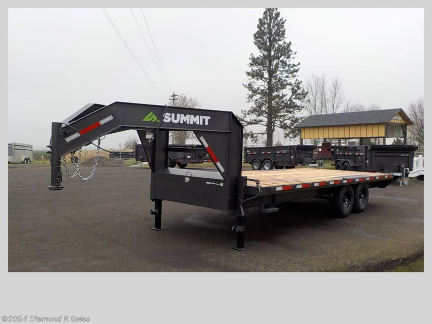 New 2023 Summit Trailer Denali Pro 102&quot; x 20 14K Gooseneck Deck Over available in Halsey, Oregon