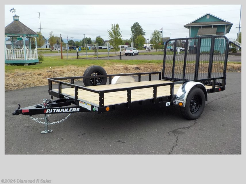 New 2023 PJ Trailers Utility U8 83&quot; X 12&apos; 3K available in Halsey, Oregon
