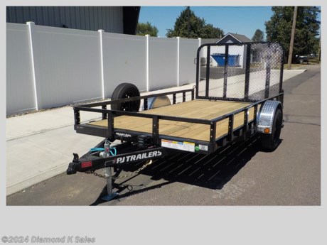 &lt;ul&gt;
&lt;li&gt;2022 P J Trailer U212-3k 72&quot; X 12&#39; Utility - (2995 G.V.W.R) 3500 lb. axle - 205/75/R 15 radial tires on Black mod wheels - removable aluminum fenders - removable angle frame sides - 4&#39; spring assist gate ramp - 2&quot; bull dog coupler - 5000 lb swing down jack - Ready Rail - 4&quot; channel frame and wrap tongue - LED lights - sealed wire harness.&lt;/li&gt;
&lt;li&gt;Spare Tire &amp;amp;&amp;nbsp; Mount&lt;/li&gt;
&lt;li&gt;Black Powder Coat.&lt;/li&gt;
&lt;li&gt;Serial # 2653405&lt;/li&gt;
&lt;/ul&gt;
