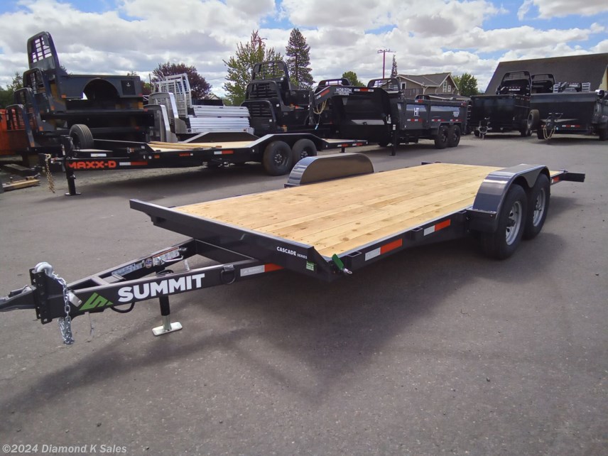 New 2024 Summit Trailer Cascade 7&apos; X 18&apos; 10K Tilt available in Halsey, Oregon