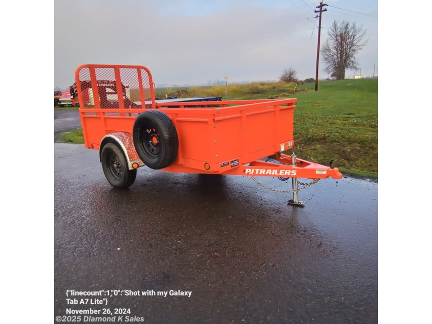 New 2023 PJ Trailers Utility U6 5&apos; x 10&apos; 3k Landscape available in Halsey, Oregon