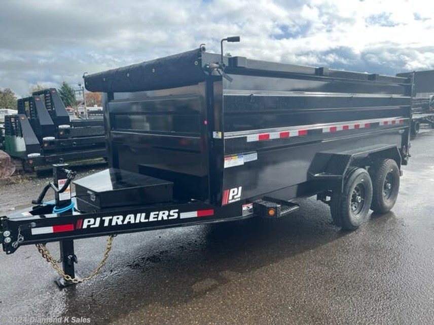 New 2025 PJ Trailers Dump DM 7&apos; X 14&apos; X 4&apos; 14K High Side 28&quot; Low Pro available in Halsey, Oregon