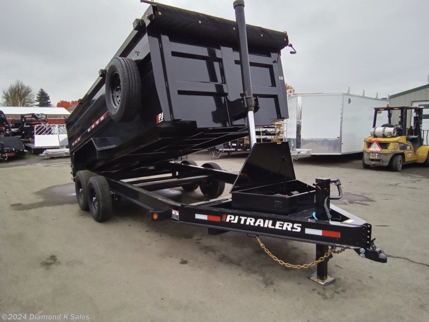 New 2024 PJ Trailers Dump DT 7&apos; X 16&apos; X 4&apos; 14K High Side 28&quot; Low Pro available in Halsey, Oregon