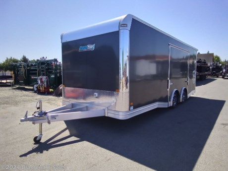 &lt;ul&gt;
&lt;li&gt;2024 Cargo Pro C8.5X22-7K 8&#39; X 22&#39; Car Hauler, (7000 G.V.W.R.)&lt;/li&gt;
&lt;li&gt;2 3500 lb. brake torsion spread axles with skirting, 205/75/R 15 tires with aluminum wheels, ramp door, 48&quot; RV side door with retractable step, white vinyl walls with 6&quot; diamond plate kick plate, LED interior puck lights, plastic Salem vents, LED lights, 4 5000 lb. HD D-rings with backing plate, 5000 lb. jack. 3&quot; Extra Height, .030 screw less bonded aluminum skin.&amp;nbsp;&lt;/li&gt;
&lt;li&gt;110V Package with Battery, Motor Base Plug, 60 Amp Service &amp;amp; Converter&amp;nbsp;&lt;/li&gt;
&lt;li&gt;Black Upper, Lower &amp;amp; Wardrobe Cabinets&lt;/li&gt;
&lt;li&gt;Screwless bonded Silver aluminum walls &amp;amp; Ceiling&lt;/li&gt;
&lt;li&gt;LED Puck Lights&lt;/li&gt;
&lt;li&gt;Rear Canopy with Lights&lt;/li&gt;
&lt;li&gt;Carhauler Premium Pinnacle Package&lt;/li&gt;
&lt;li&gt;TPO Coined Rubber Floor&lt;/li&gt;
&lt;li&gt;Elite side escape door with removable fender drivers side over wheel well&lt;/li&gt;
&lt;li&gt;Deluxe Recessed spare Well with cover(Steel rim spare adds $150)&lt;/li&gt;
&lt;li&gt;Charcoal&lt;/li&gt;
&lt;li&gt;Lifetime limited warranty.&amp;nbsp;&lt;/li&gt;
&lt;li&gt;Serial # B043785&lt;/li&gt;
&lt;li&gt;&amp;nbsp;&lt;/li&gt;
&lt;li&gt;&lt;span style=&quot;font-size: 10px;&quot;&gt;THERE IS A .5% DEALER PRIVILEGE TAX TO OREGON BUYERS ON ALL NEW VEHICLES INCLUDING TRAILERS AND WE HAVE A $50 DOC FEE.&lt;/span&gt;&lt;/li&gt;
&lt;/ul&gt;
&lt;p&gt;&amp;nbsp;&lt;/p&gt;