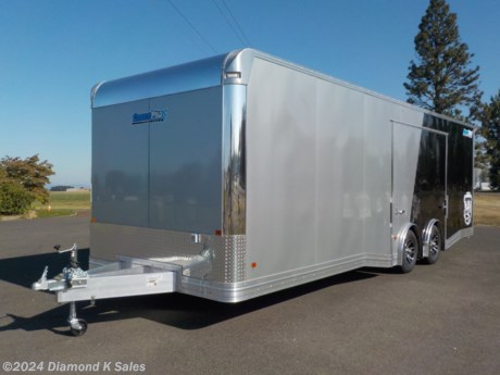 &lt;ul&gt;
&lt;li&gt;2024 Cargo Pro C8.5X26-10K 8&#39; X 26&#39; Car Hauler, (9990 G.V.W.R.)&lt;/li&gt;
&lt;li&gt;2 5200 lb. brake torsion spread axles with skirting, 225/75/R 15 tires with aluminum wheels, ramp door, 48&quot; RV side door with retractable step, white vinyl walls with 6&quot; diamond plate kick plate, LED interior puck lights, plastic Salem vents, LED lights, 4 5000 lb. HD D-rings with backing plate, 5000 lb. jack. 3&quot; Extra Height, .030 screw less bonded aluminum skin.&amp;nbsp;&lt;/li&gt;
&lt;li&gt;110V Package with Battery, Motor Base Plug, 60 Amp Service &amp;amp; Converter&amp;nbsp;&lt;/li&gt;
&lt;li&gt;Black Upper, Lower &amp;amp; Wardrobe Cabinets&lt;/li&gt;
&lt;li&gt;Screwless bonded Silver aluminum walls &amp;amp; Ceiling&lt;/li&gt;
&lt;li&gt;LED Puck Lights&lt;/li&gt;
&lt;li&gt;Rear Canopy with Lights&lt;/li&gt;
&lt;li&gt;Carhauler Premium Pinnacle Package&lt;/li&gt;
&lt;li&gt;TPO Coined Rubber Floor&lt;/li&gt;
&lt;li&gt;Elite side escape door with removable fender drivers side over wheel well&lt;/li&gt;
&lt;li&gt;Deluxe Recessed spare Well with cover(Steel rim spare adds $150)&lt;/li&gt;
&lt;li&gt;Silver/Black.&lt;/li&gt;
&lt;li&gt;Lifetime limited warranty.&amp;nbsp;&lt;/li&gt;
&lt;li&gt;Serial # Coming Soon&lt;/li&gt;
&lt;li&gt;This trailer is built ready to ship as soon as we have space or have it sold 1/25/24&lt;/li&gt;
&lt;li&gt;&amp;nbsp;&lt;/li&gt;
&lt;li&gt;&lt;span style=&quot;font-size: 10px;&quot;&gt;THERE IS A .5% DEALER PRIVILEGE TAX TO OREGON BUYERS ON ALL NEW VEHICLES INCLUDING TRAILERS AND WE HAVE A $50 DOC FEE.&lt;/span&gt;&lt;/li&gt;
&lt;/ul&gt;
&lt;p&gt;&amp;nbsp;&lt;/p&gt;