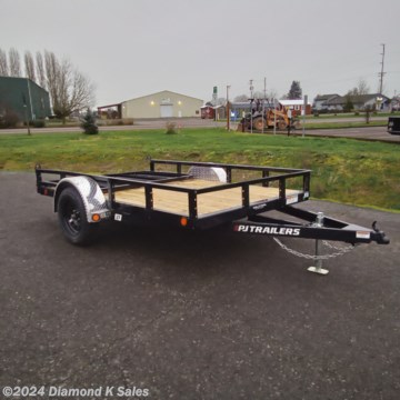 &lt;ul&gt;
&lt;li&gt;2024 P J Trailer U710-3k 77&quot; X 10&#39; Utility, (2995 G.V.W.R)&lt;/li&gt;
&lt;li&gt;3500 lb axle - 205/75/R 15 radial tires on Black mod wheels - removable aluminum fenders - 4&#39; spring assist Fold-in gate ramp - LED lights - 2&quot; bull dog coupler - 5000 lb swing down jack - 4&quot; channel frame and wrap tongue.&lt;/li&gt;
&lt;li&gt;Primer &amp;amp; Black Powder Coat.&lt;/li&gt;
&lt;li&gt;Serial # 2666213&lt;/li&gt;
&lt;li&gt;&lt;span style=&quot;font-size: 10px;&quot;&gt;THERE IS A .5% DEALER PRIVILEGE TAX TO OREGON BUYERS ON ALL NEW VEHICLES INCLUDING TRAILERS AND WE HAVE A $50 DOC FEE.&lt;/span&gt;&lt;/li&gt;
&lt;/ul&gt;
