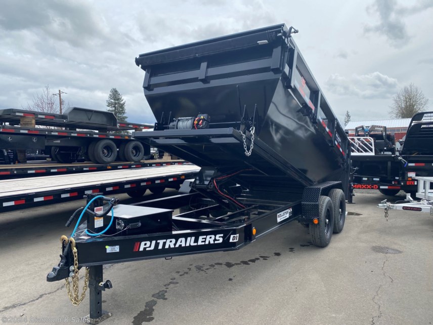 New 2024 PJ Trailers Dump DR 7&apos; X 14&apos; Roll Off&apos; available in Halsey, Oregon