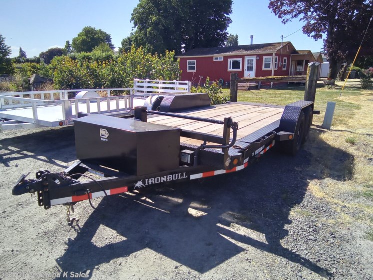 6x18 Tilt Deck Trailer for sale | Used IronBull 83