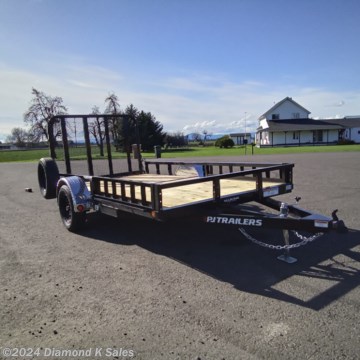 &lt;ul&gt;
&lt;li&gt;2024 PJ Trailer U712-3K 77&quot; X 12&#39; Utility - (2995 G.V.W.R)&lt;/li&gt;
&lt;li&gt;3500 lb. Idler axle - 205/75/R 15&amp;nbsp;&amp;nbsp;radial tires on Black mod wheels - removable aluminum fenders - 4&#39; spring assist fold in gate ramp - 2&quot; bull dog coupler - 5000 lb swing down jack - 4&quot; channel frame and wrap tongue.&lt;/li&gt;
&lt;li&gt;LED lights.&lt;/li&gt;
&lt;li&gt;Spare Tire &amp;amp; Mount&lt;/li&gt;
&lt;li&gt;Side ATV Ramps&lt;/li&gt;
&lt;li&gt;Primer &amp;amp; Black Powder Coat.&lt;/li&gt;
&lt;li&gt;Serial # 2668013&lt;/li&gt;
&lt;li&gt;&lt;span style=&quot;font-size: 10px;&quot;&gt;THERE IS A .5% DEALER PRIVILEGE TAX TO OREGON BUYERS ON ALL NEW VEHICLES INCLUDING TRAILERS AND WE HAVE A $50 DOC FEE.&lt;/span&gt;&lt;/li&gt;
&lt;/ul&gt;