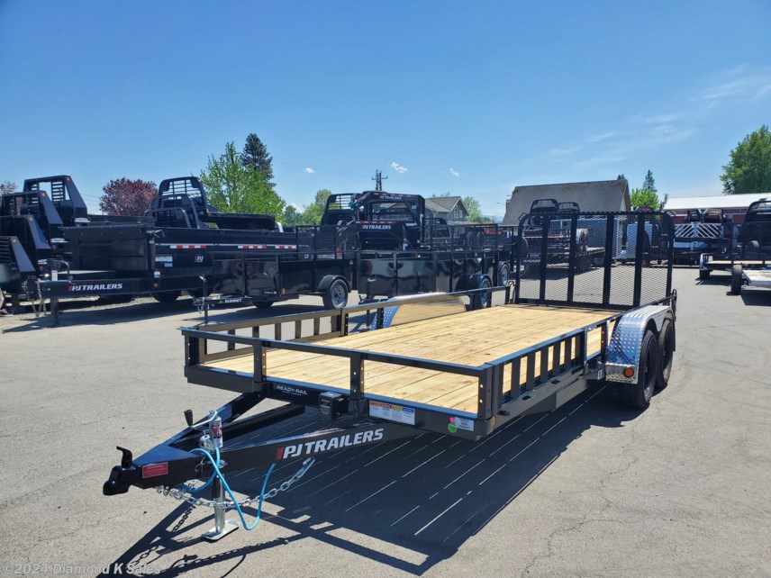 New 2024 PJ Trailers Utility UL 7&apos; x 18 7k available in Halsey, Oregon