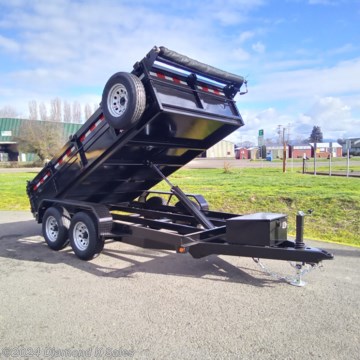 &lt;ul&gt;
&lt;li&gt;2024 Diamond K D10 6.5&#39; X 12&#39; Tandem Axle Dump (9990 lb G.V.W.R)&lt;/li&gt;
&lt;li&gt;2 5200 lb easy lube brake axles - 225/75/R 15&amp;nbsp;Radial tires on&amp;nbsp;Silver mod wheels - 5&quot;X 2&quot; channel Frame - 5&quot; channel tongue - 24&quot; 14 gauge sides - 10 gauge metal floor - 2 x 2 sidewall frame - stake pockets on outer top rail - tie rod on 3 sides - cam lock double rear doors - 12V double action KTI hydraulic pump - 10,000 lb. 36&quot;&amp;nbsp;cylinder(upgrade from old&amp;nbsp;30&quot;for better dump angle)&amp;nbsp;- lockable pump and battery box - 12V Battery Charger - LED lights -&amp;nbsp;approximate payload 7500 lb.&lt;/li&gt;
&lt;li&gt;Ramp lips(No Ramps) and 4 D-rings&lt;/li&gt;
&lt;li&gt;Spare&amp;nbsp; Mount&lt;/li&gt;
&lt;li&gt;Tarp Brackets&lt;/li&gt;
&lt;li&gt;Black.&lt;/li&gt;
&lt;li&gt;Serial # F006666&lt;/li&gt;
&lt;li&gt;&lt;span style=&quot;font-size: 10px;&quot;&gt;THERE IS A .5% DEALER PRIVILEGE TAX TO OREGON BUYERS ON ALL NEW VEHICLES INCLUDING TRAILERS AND WE HAVE A $50 DOC FEE.&lt;/span&gt;&lt;/li&gt;
&lt;/ul&gt;
&lt;p&gt;&amp;nbsp;&lt;/p&gt;
&lt;p&gt;&amp;nbsp;&lt;/p&gt;