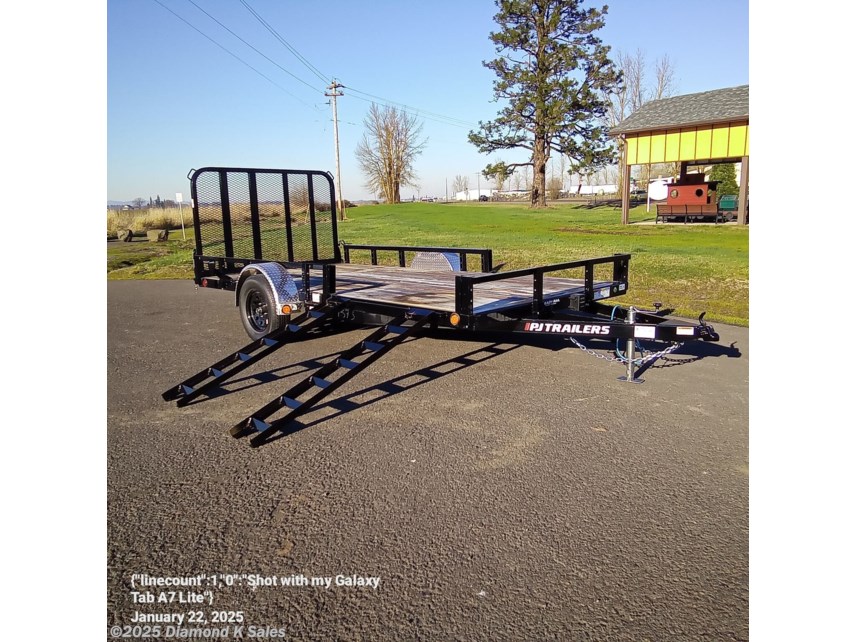 New 2025 PJ Trailers Utility U8 7&apos; X 14&apos; 3k Utility available in Halsey, Oregon