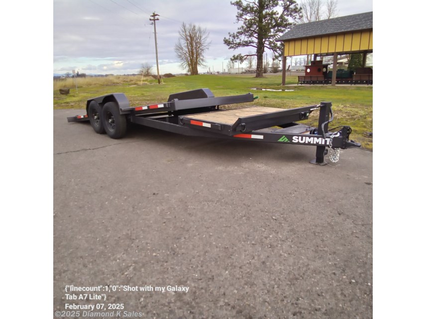 New 2025 Summit Trailer Denali Pro 7&apos; X 20&apos;  14K Split Tilt available in Halsey, Oregon