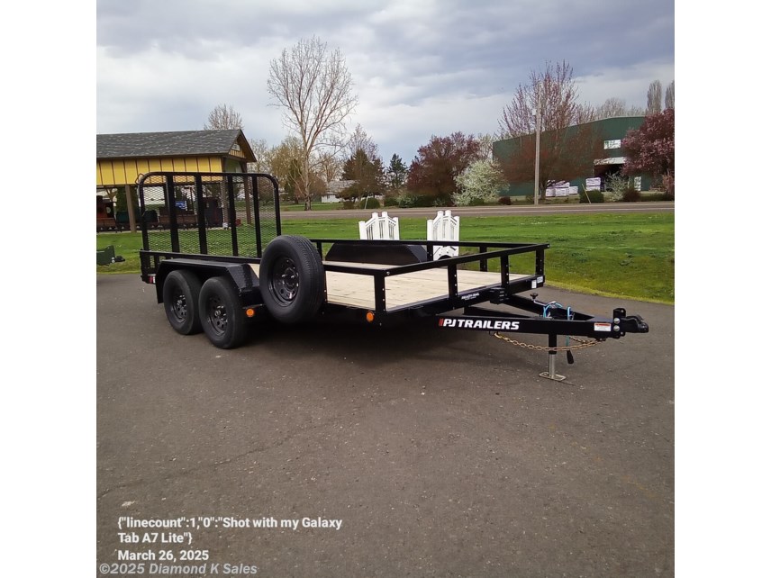 New 2025 PJ Trailers Utility 83&quot; X 14&apos; 7k available in Halsey, Oregon
