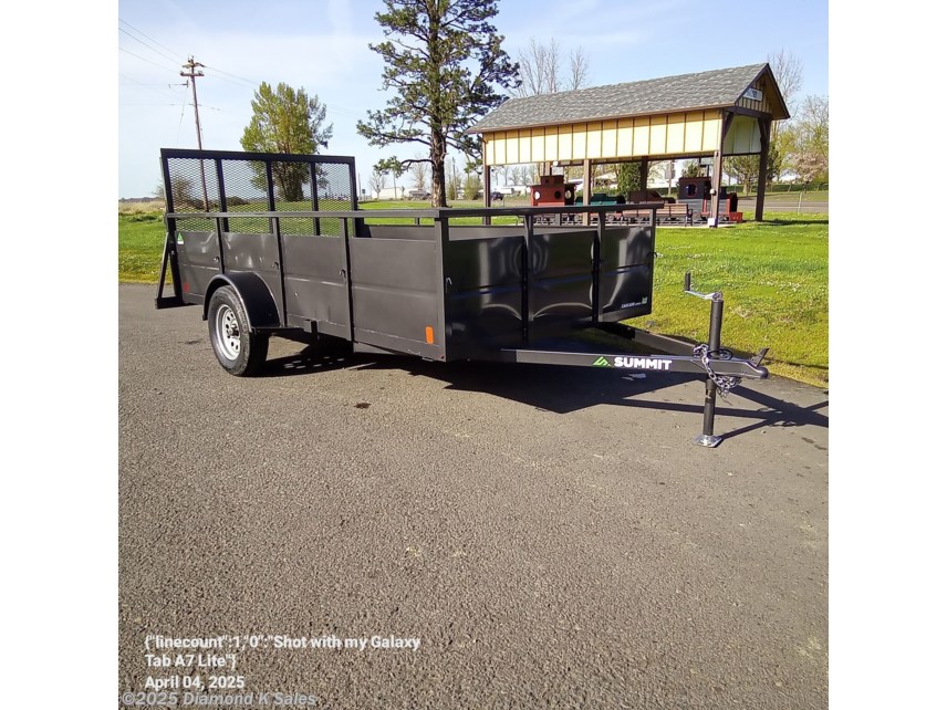 New 2024 Summit Trailer Cascade 6.5&apos; X 12&apos; 3K LANDSCAPE available in Halsey, Oregon