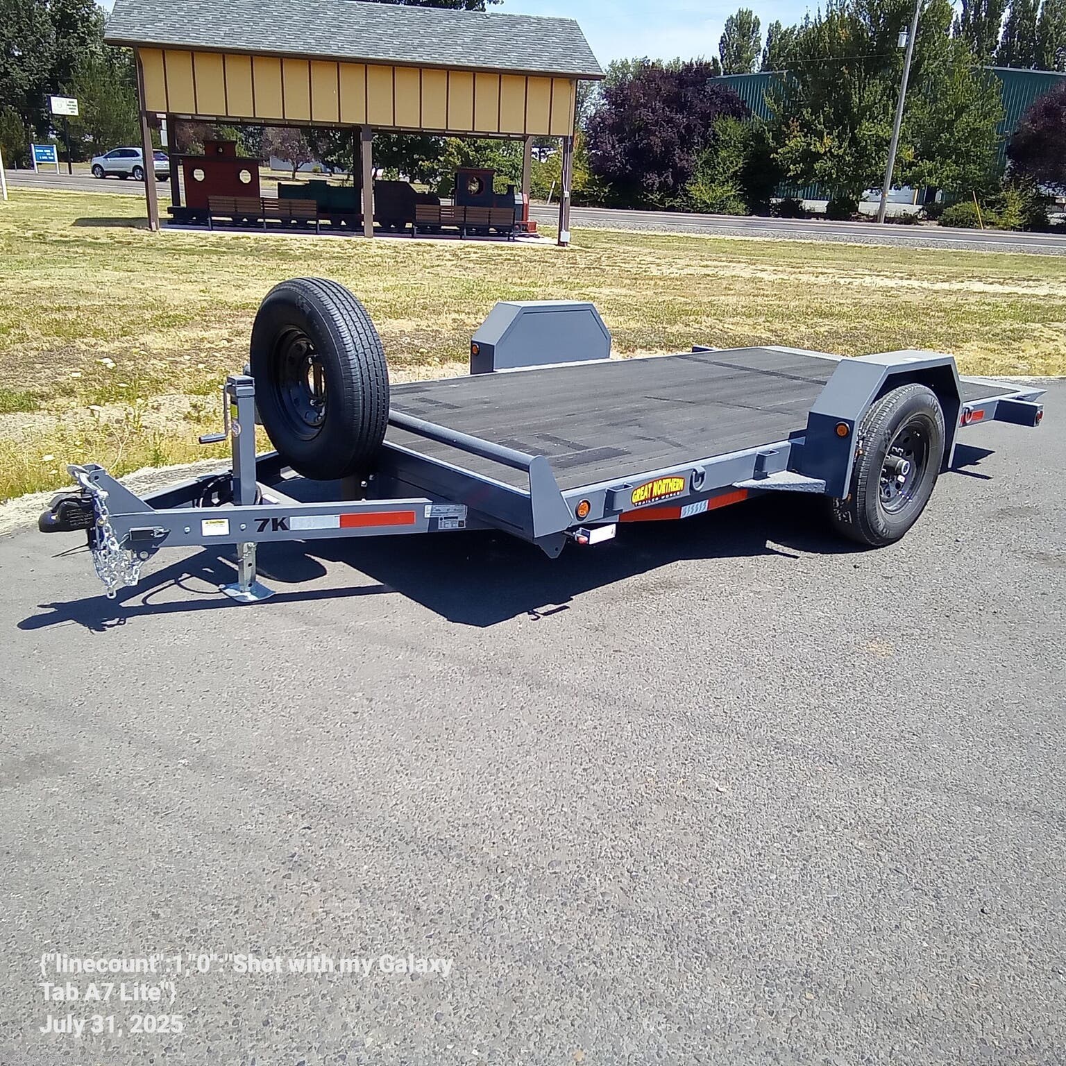 2025 Great Northern Single Axle Total Tilt 7' x 14' 7K